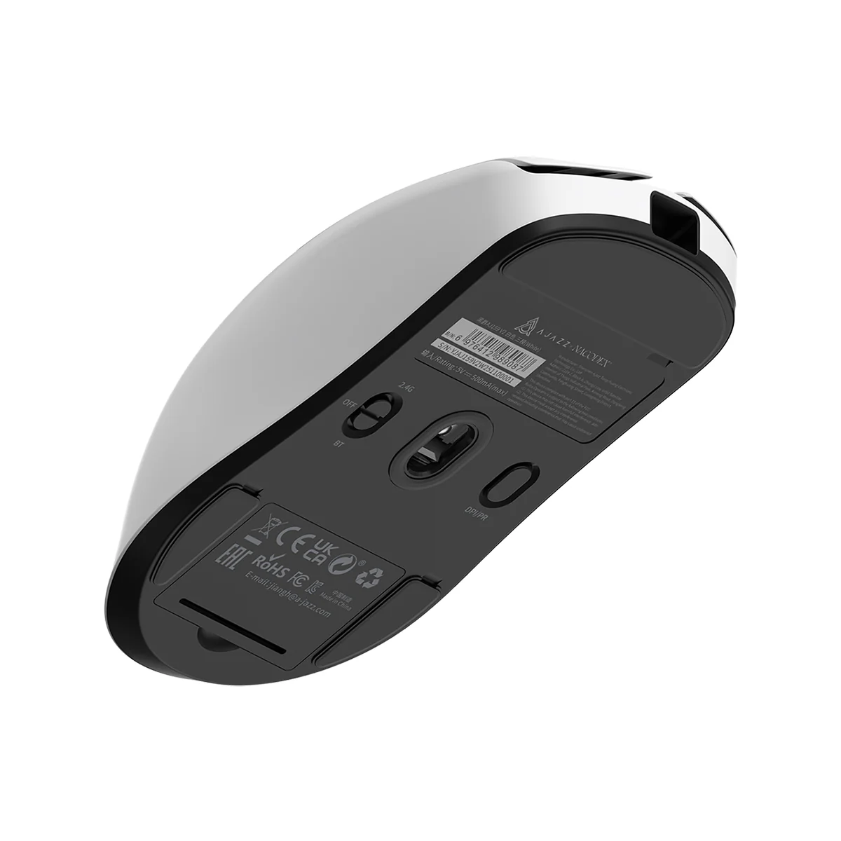 Nacodex x Ajazz AJ159 V2 Tri-Mode Gaming Mouse (Black, White) - Image 18