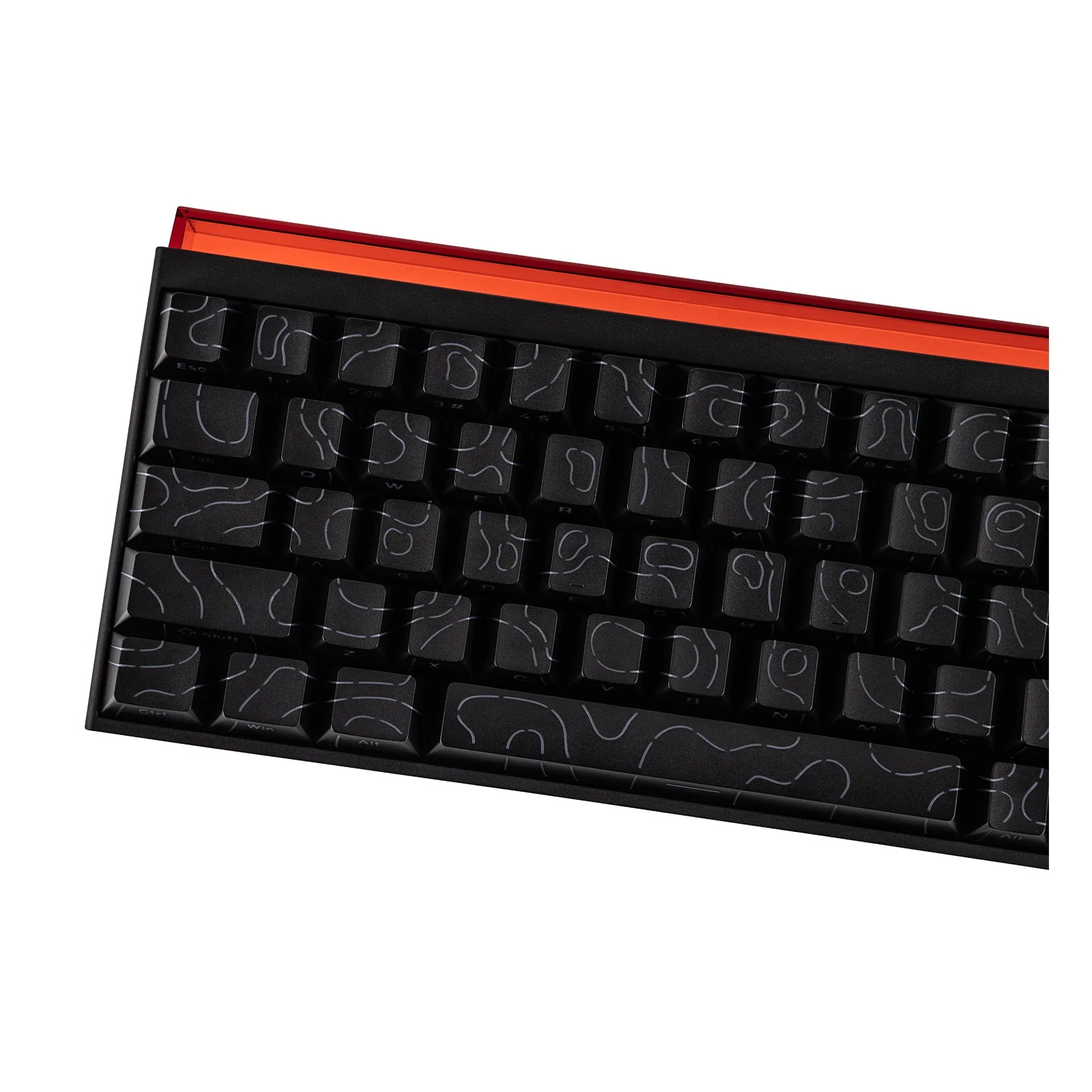Nacodex x Ajazz NK68 Mixed Light Wired 68-Key Hot-Swappable Mechanical Keyboard (Black Contour) (Red Switch) - Image 6