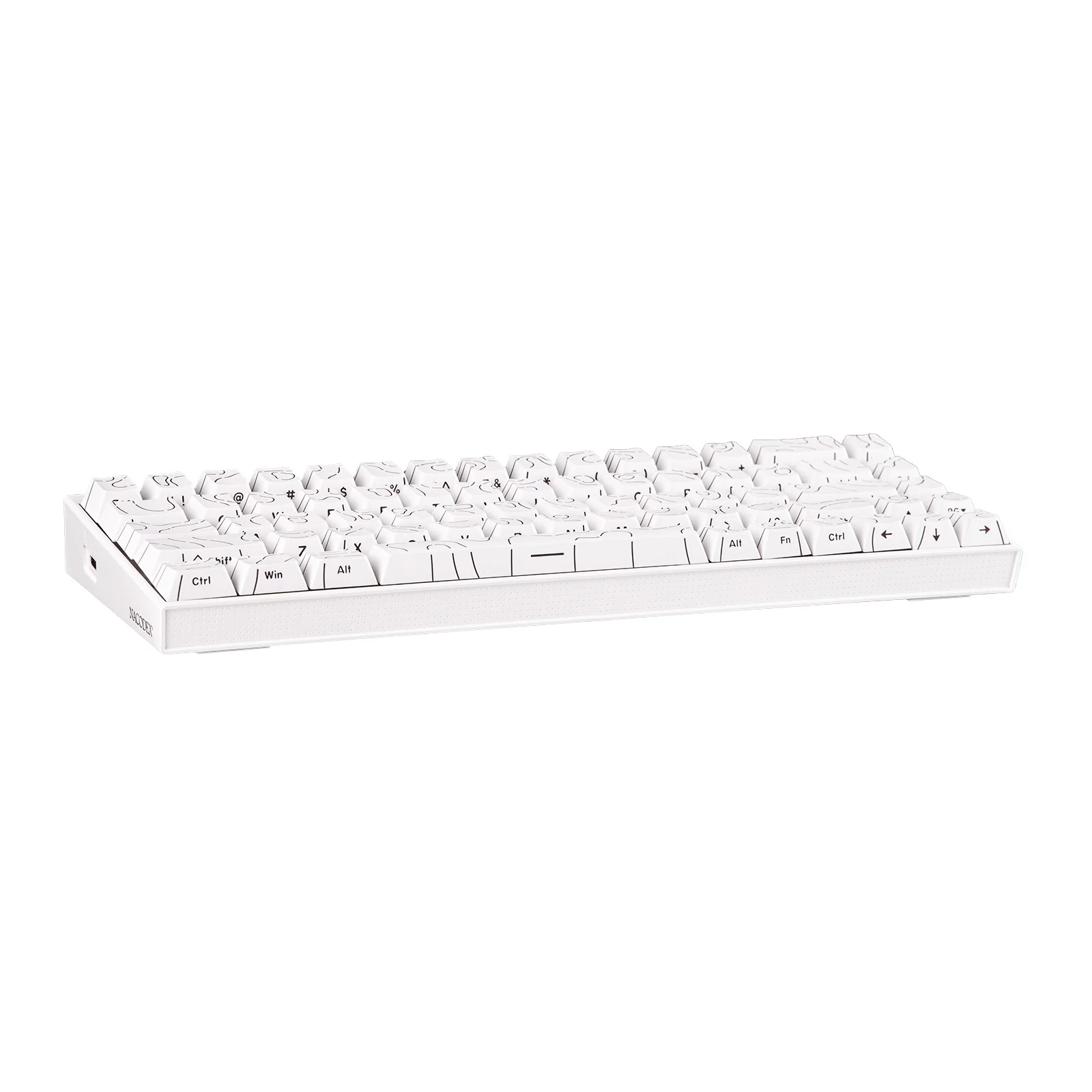 Nacodex x Ajazz NK68 Mixed Light Wired 68-Key Hot-Swappable Mechanical Keyboard (White Contour) (Red Switch) - Image 13