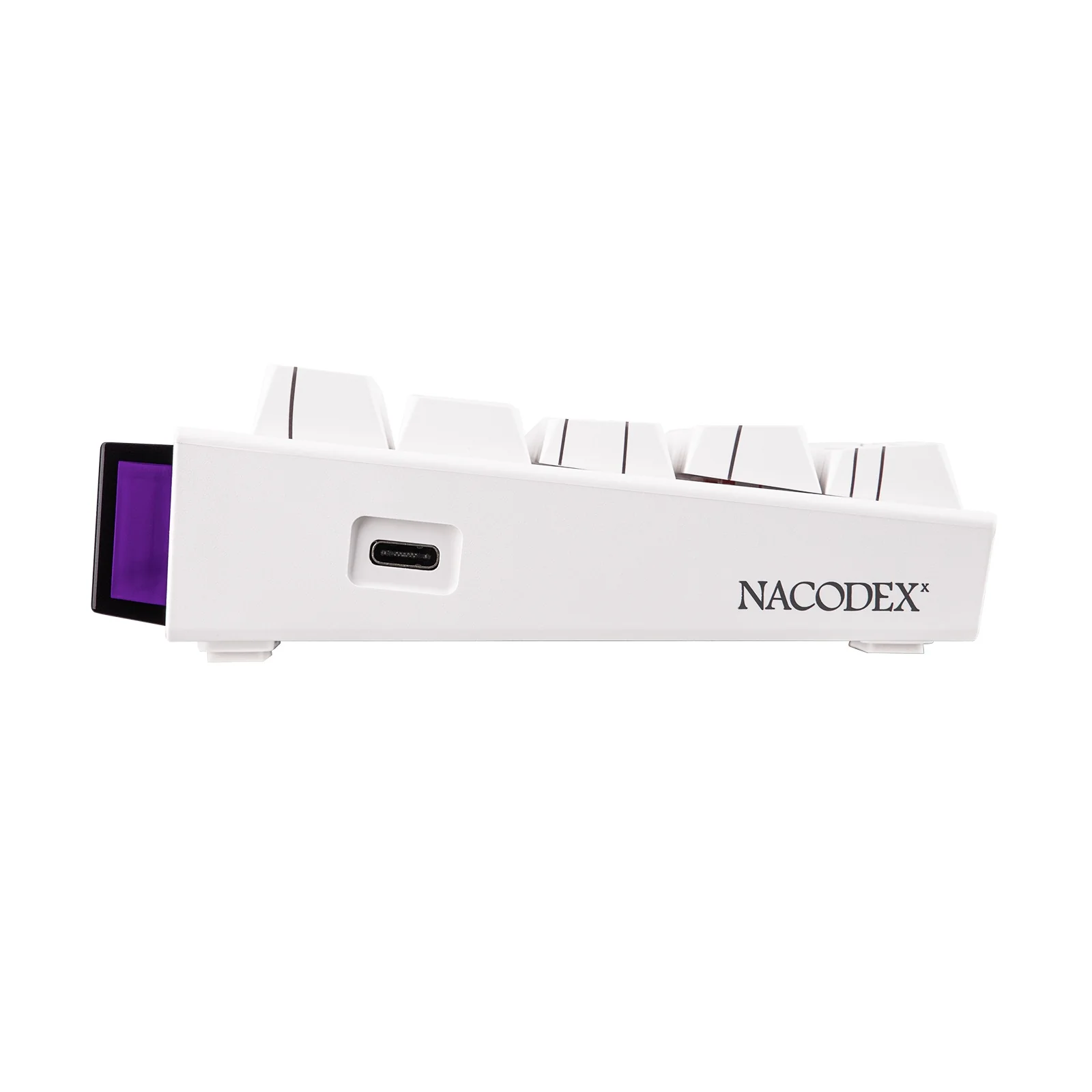 Nacodex x Ajazz NK68 Mixed Light Wired 68-Key Hot-Swappable Mechanical Keyboard (White Contour) (Red Switch) - Image 7