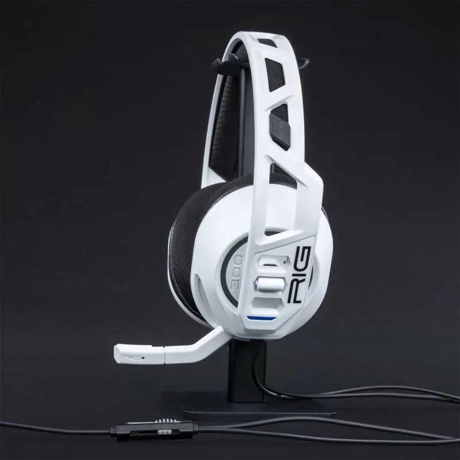 Nacon RIG 300 Pro HS Gaming Headset for PS5/ PS4/ Xbox/ PC/ Mobile (White) (RIG300PROHSW) - Image 5