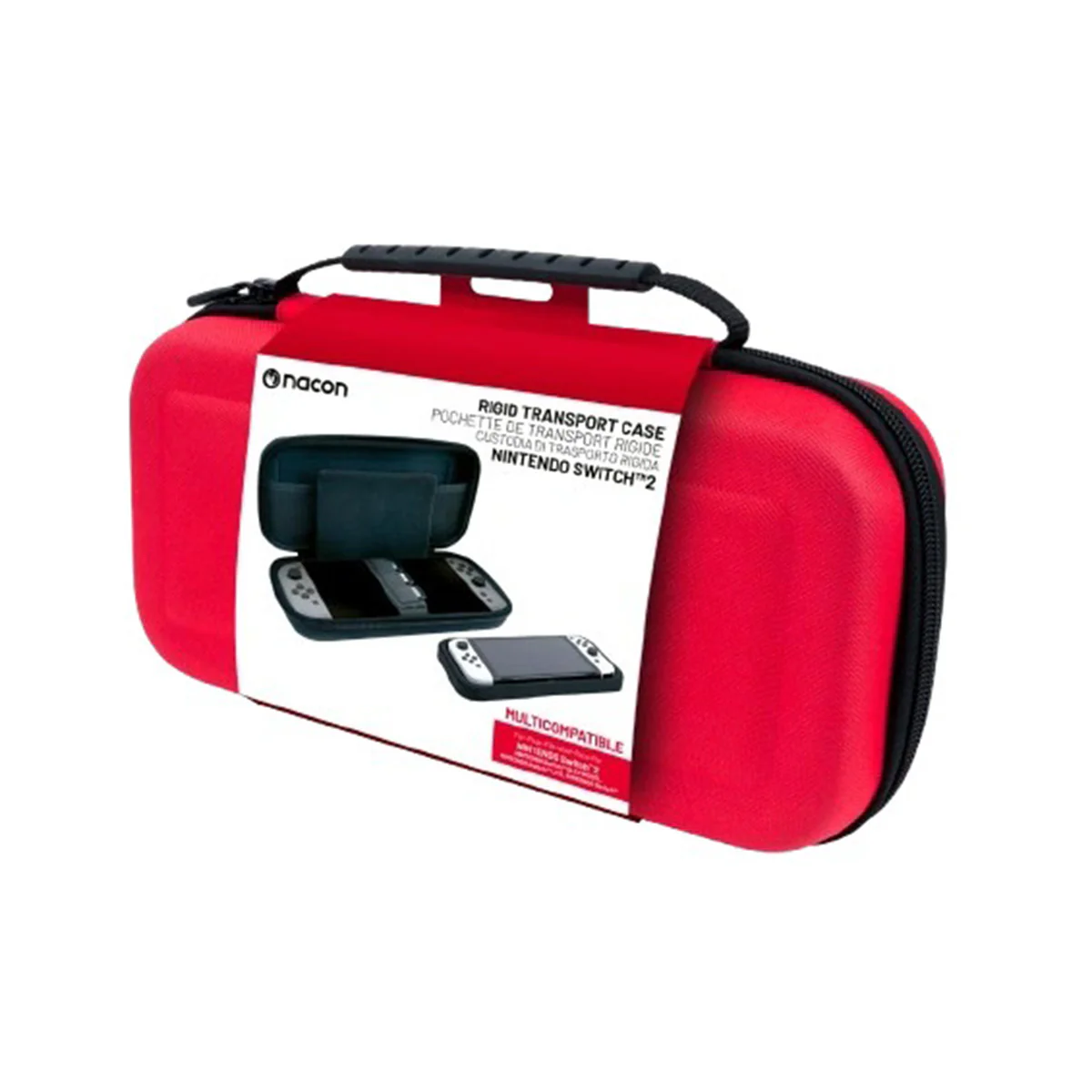 Nacon Rigid Transport Case for Nintendo Switch 2 / Nintendo Switch OLED / Nintendo Switch Lite / Nintendo Switch (Red, Blue, Black) - Image 9