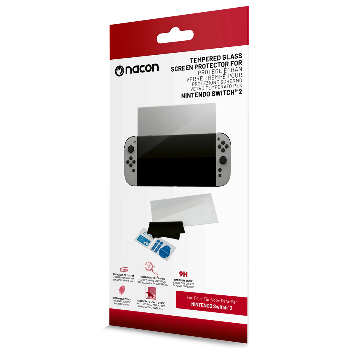 Nacon Tempered Glass Screen Protector for Nintendo Switch 2 (SWITCHNEWTEMPGLASS) - Image 4