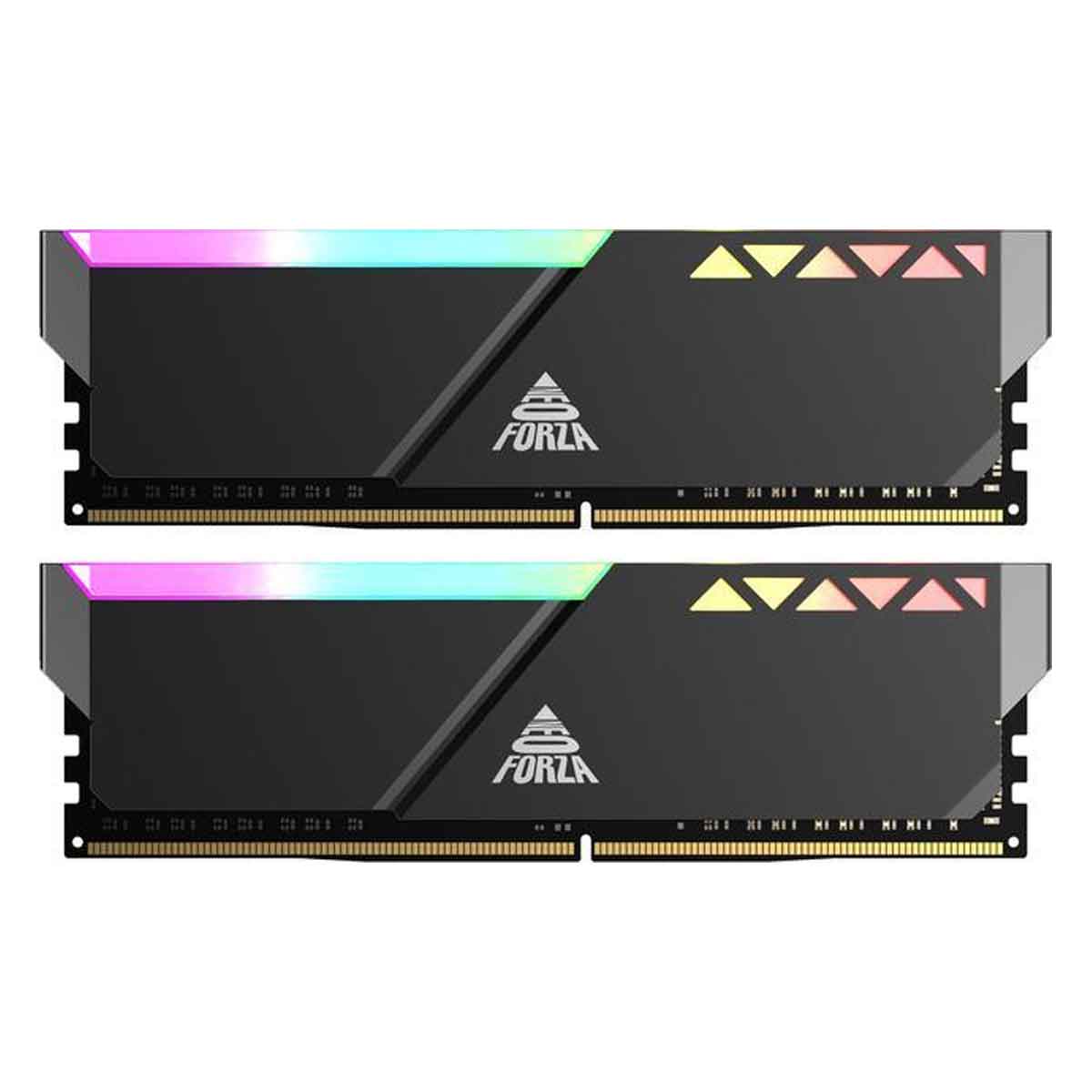 Neo Forza TRINITY 32GB (2x16GB) DDR5 U-DIMM RGB 5600MHz CL40 1.35V Memory Kit with Heat Sink (Black) (NMGD516F82-5600EI20)