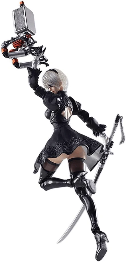 NIER AUTOMATA BRING ARTS YORHA NO.2 TYPE B & MACHINE LIFEFORM SET FIGURE