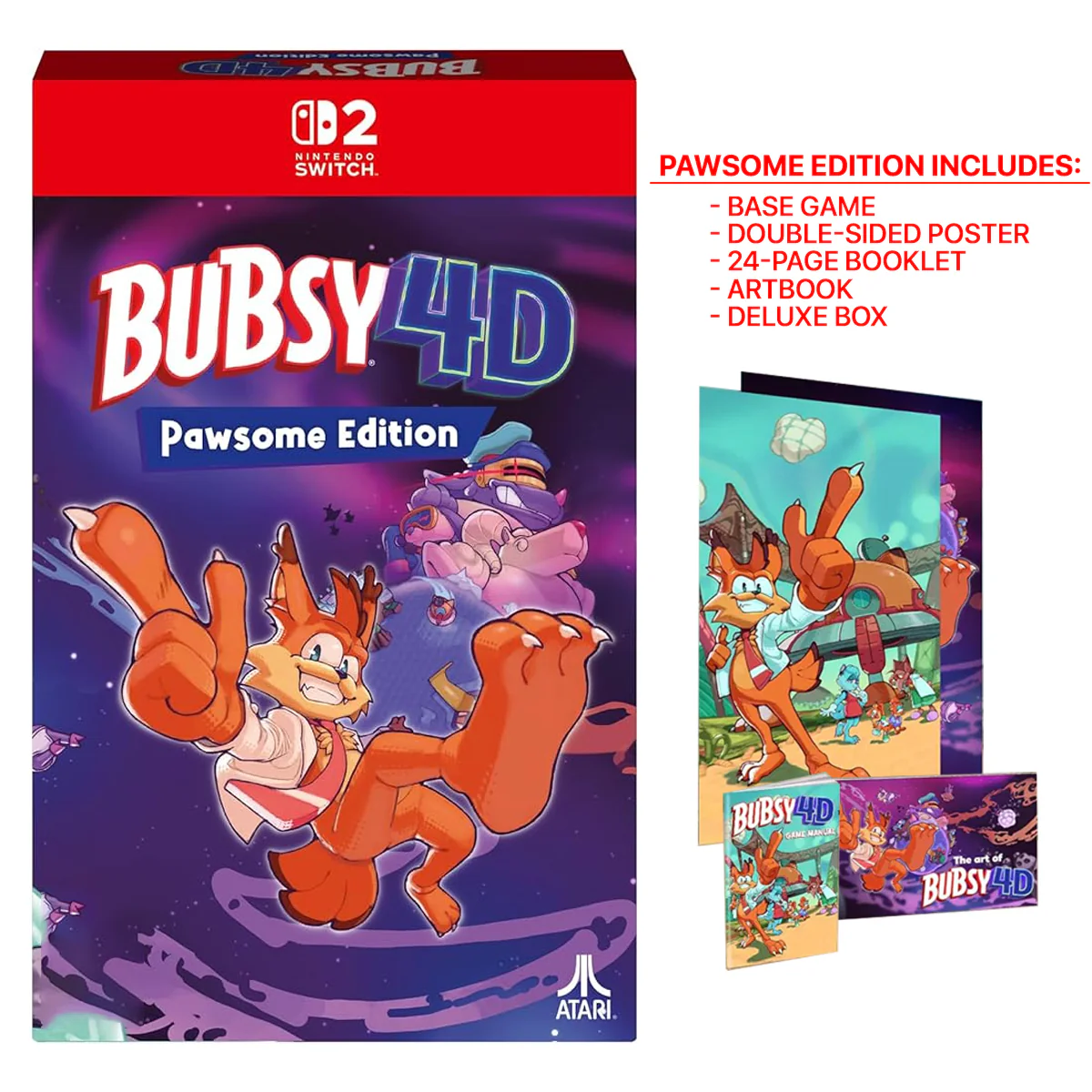 Nintendo Switch 2 Bubsy 4D Pawsome Edition (Eng/EU)