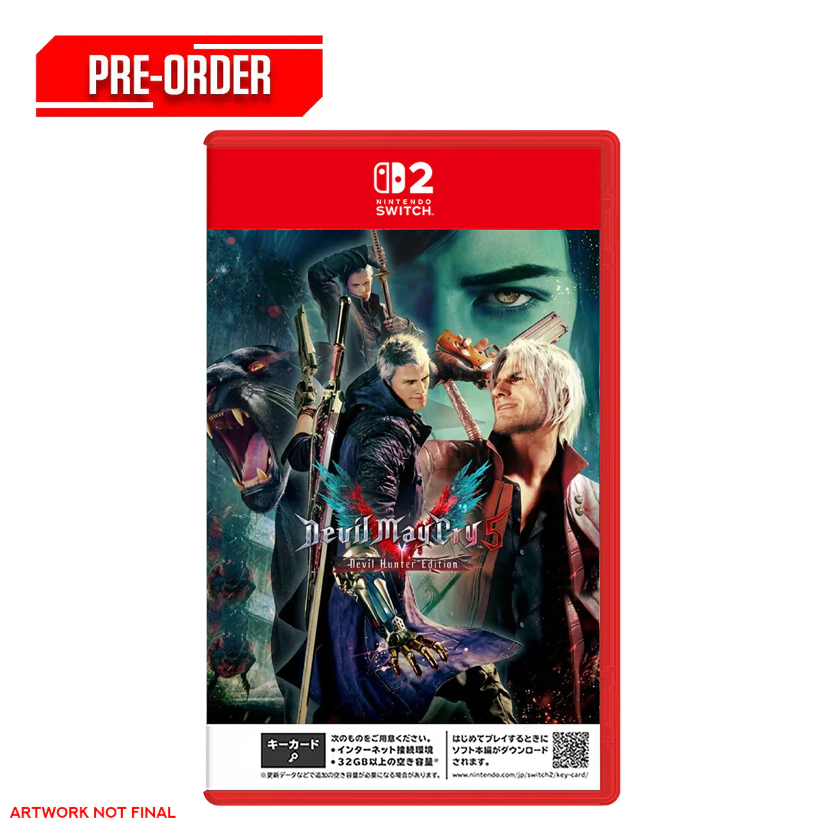 Nintendo Switch 2 Devil May Cry 5 Devil Hunter Edition Pre-Order Downpayment