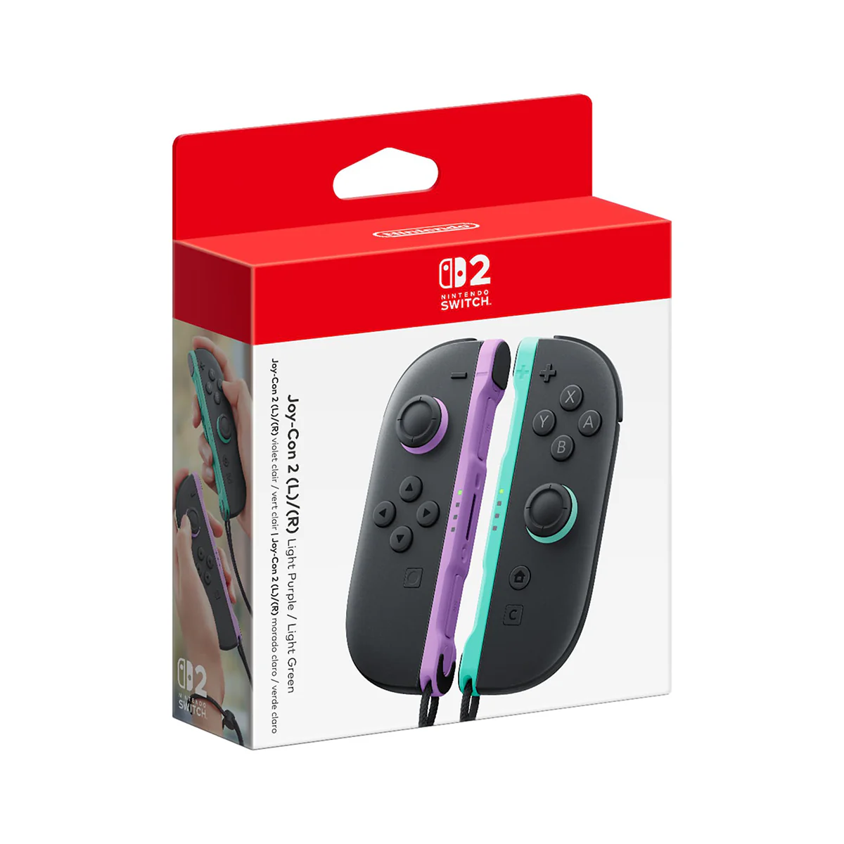 Nintendo Switch 2 Joy-Con 2 (L) / (R) Light Purple / Light Green (SEA) (BEE-A-JABAB) - Image 9