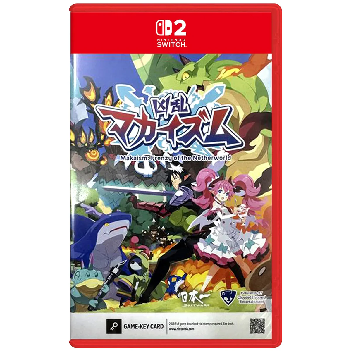 Nintendo Switch 2 Makaism Frenzy of the Netherworld Game Key Card (SEA)