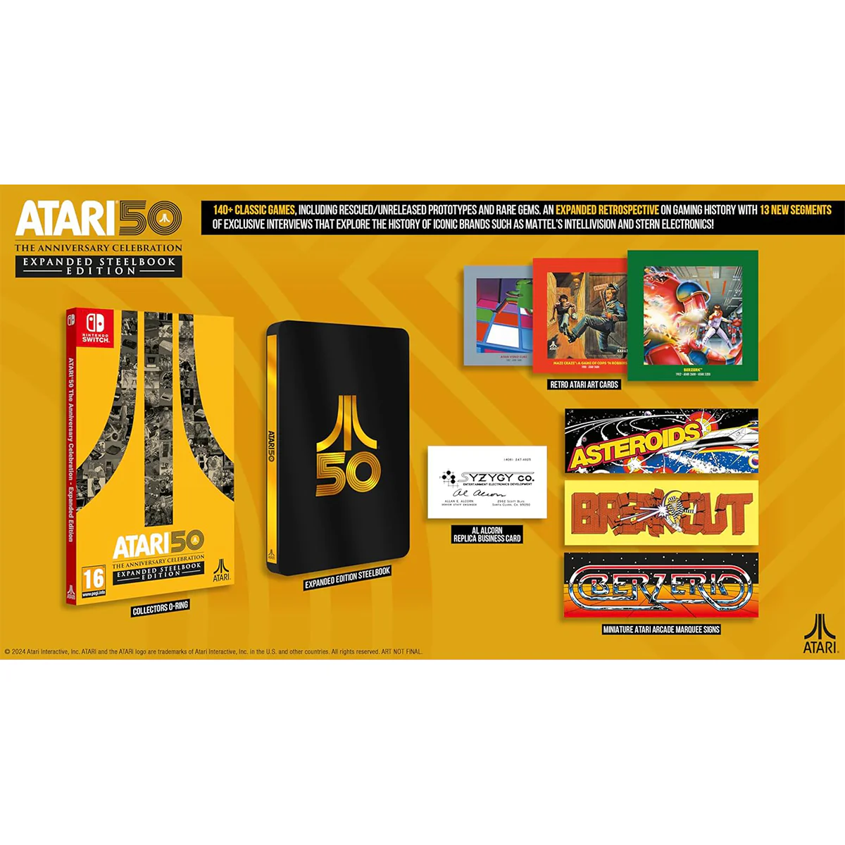 Nintendo Switch Atari 50 The Anniversary Celebration Expanded Steelbook Edition (Eng/EU) - Image 2