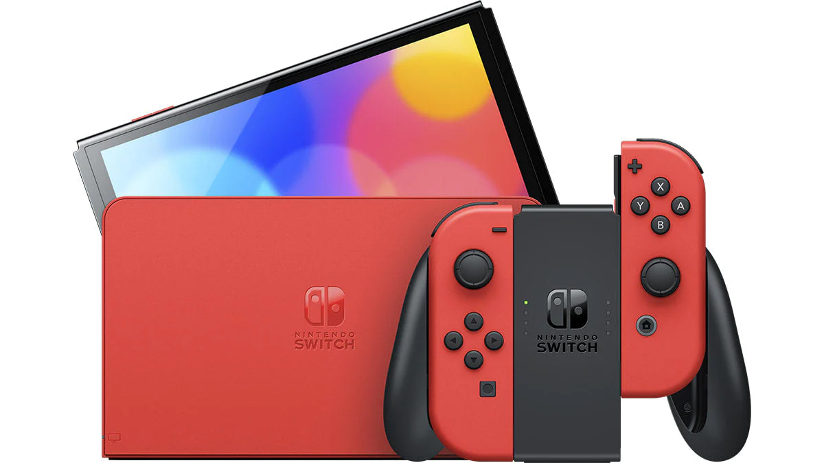 Nintendo Switch Console OLED Model Mario Red Edition (MDE) - Image 2