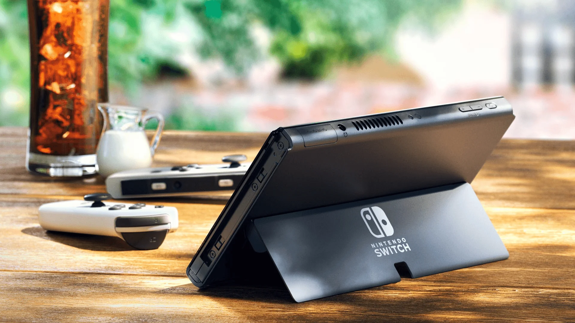 Nintendo Switch Console With White Joycon (OLED Model) + NSW DOBE Glass Film For N-S Oled (TNS-1156) Bundle - Image 14