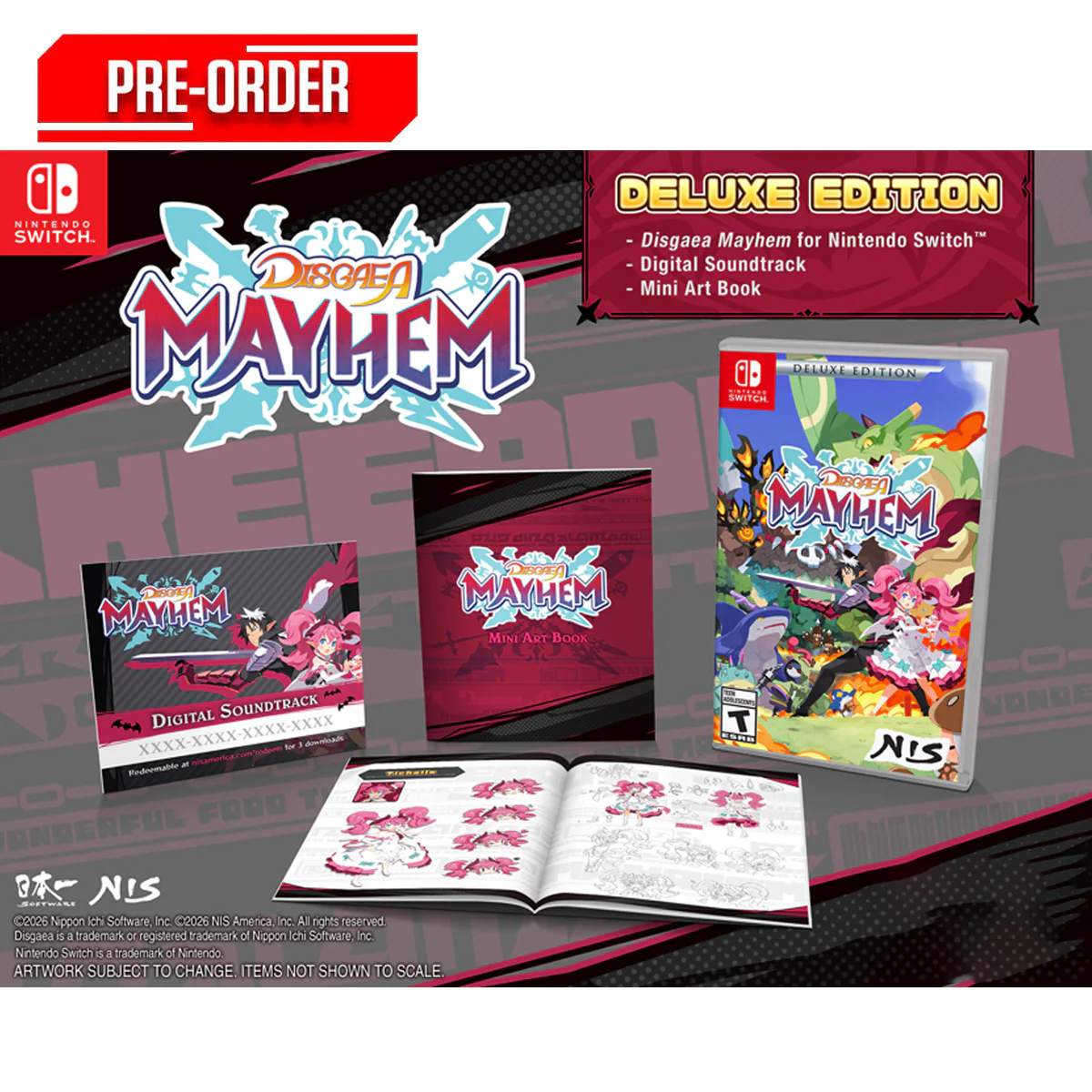 Nintendo Switch Disgaea Mayhem Deluxe Edition Pre-Order Downpayment