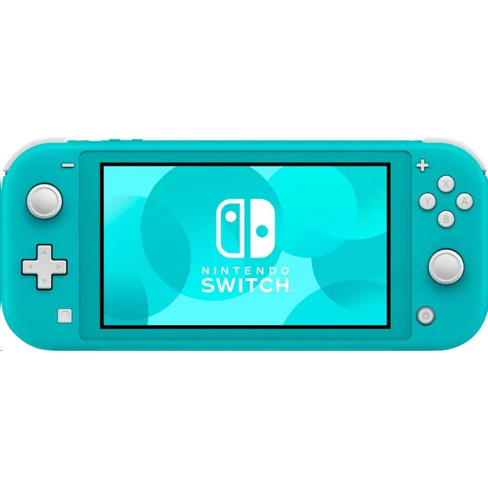 Nintendo Switch Lite Console Turquoise + Dobe NSW Glass Film (TNS-19118A) Bundle - Image 2