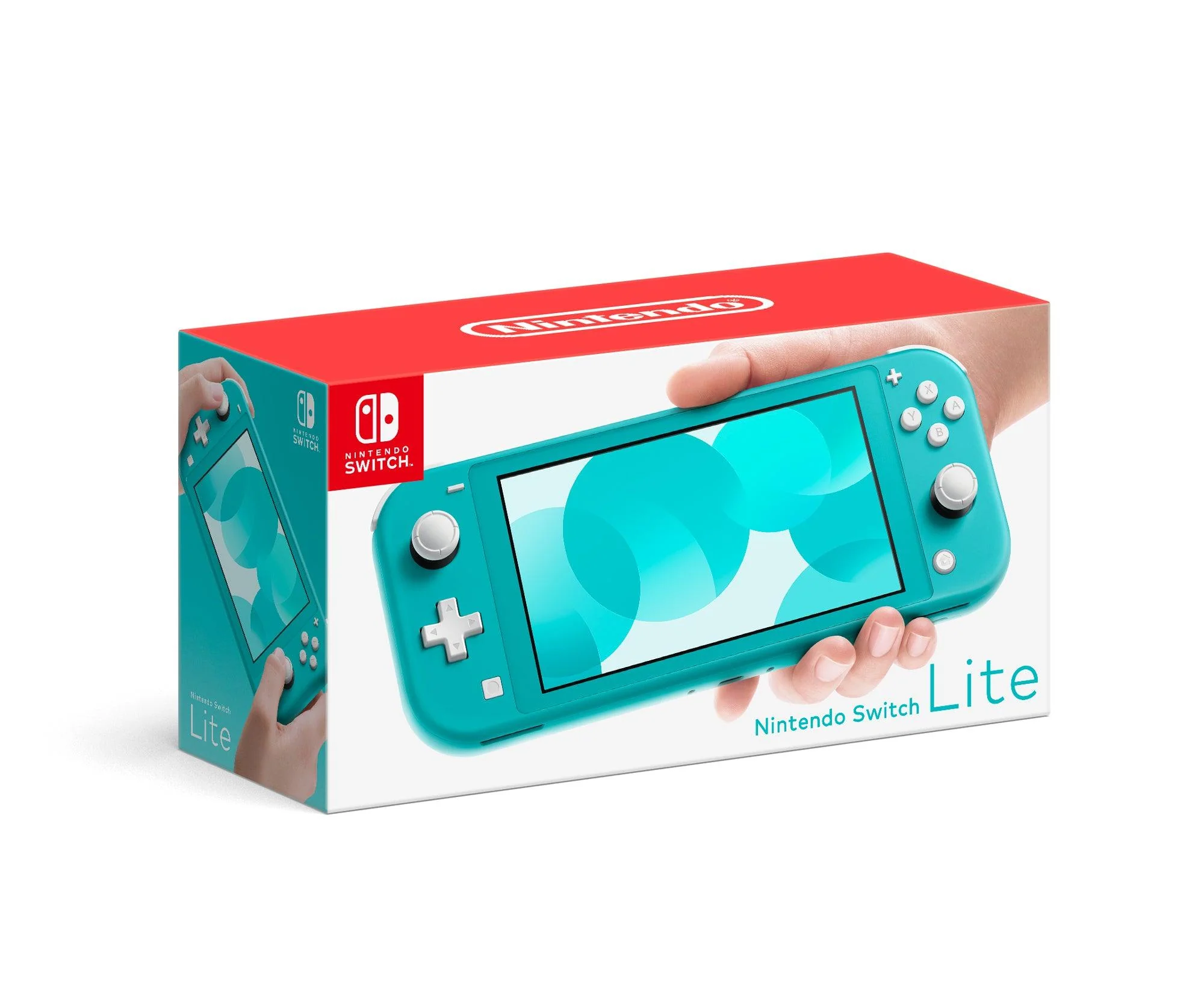 Nintendo Switch Lite Console Turquoise + Dobe NSW Glass Film (TNS-19118A) Bundle - Image 3