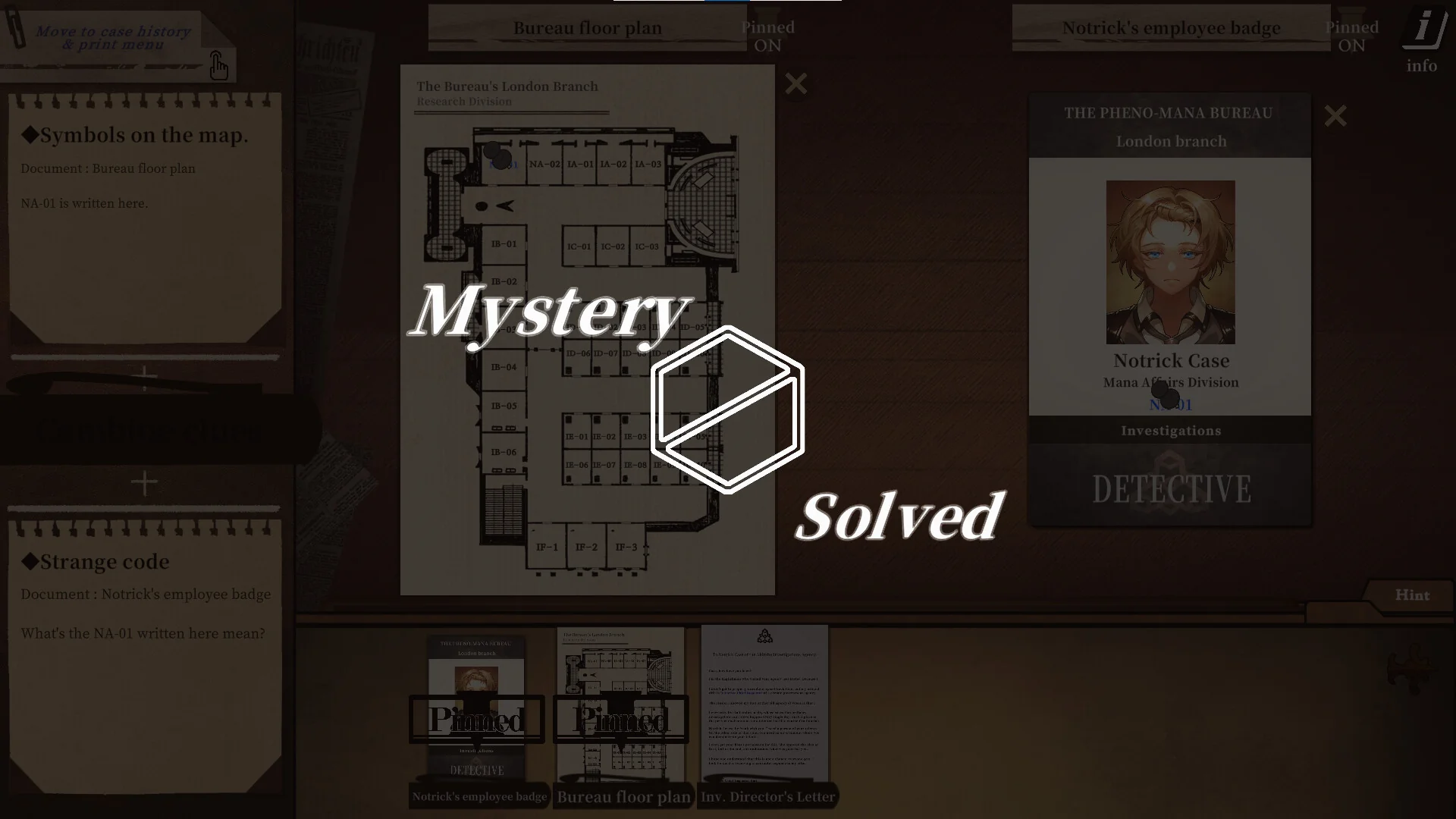 Nintendo Switch Staffer Case A Supernatural Mystery Adventure (Asian) - Image 6