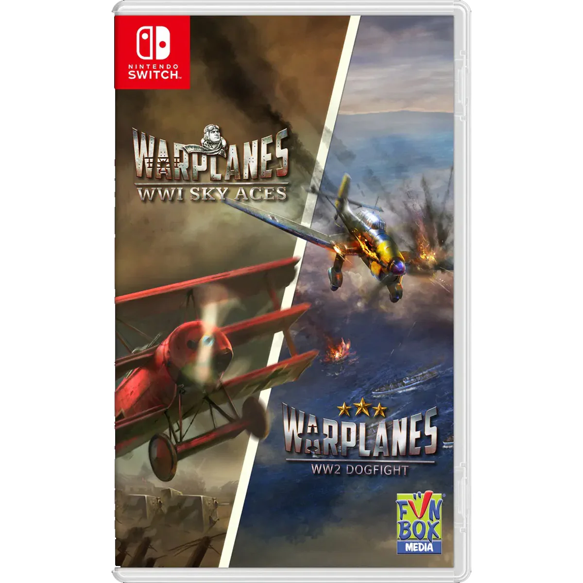 Nintendo Switch Warplanes Double Pack WW1 Sky Aces + WW2 Dogfight (Eng/EU)