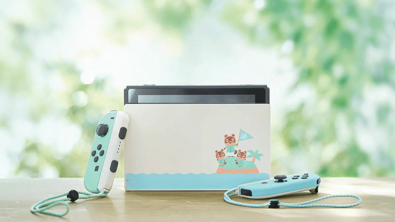 NSW ANIMAL CROSSING CONSOLE + DOBE PROTECTIVE PACK (TNS-1899) BUNDLE - Image 2