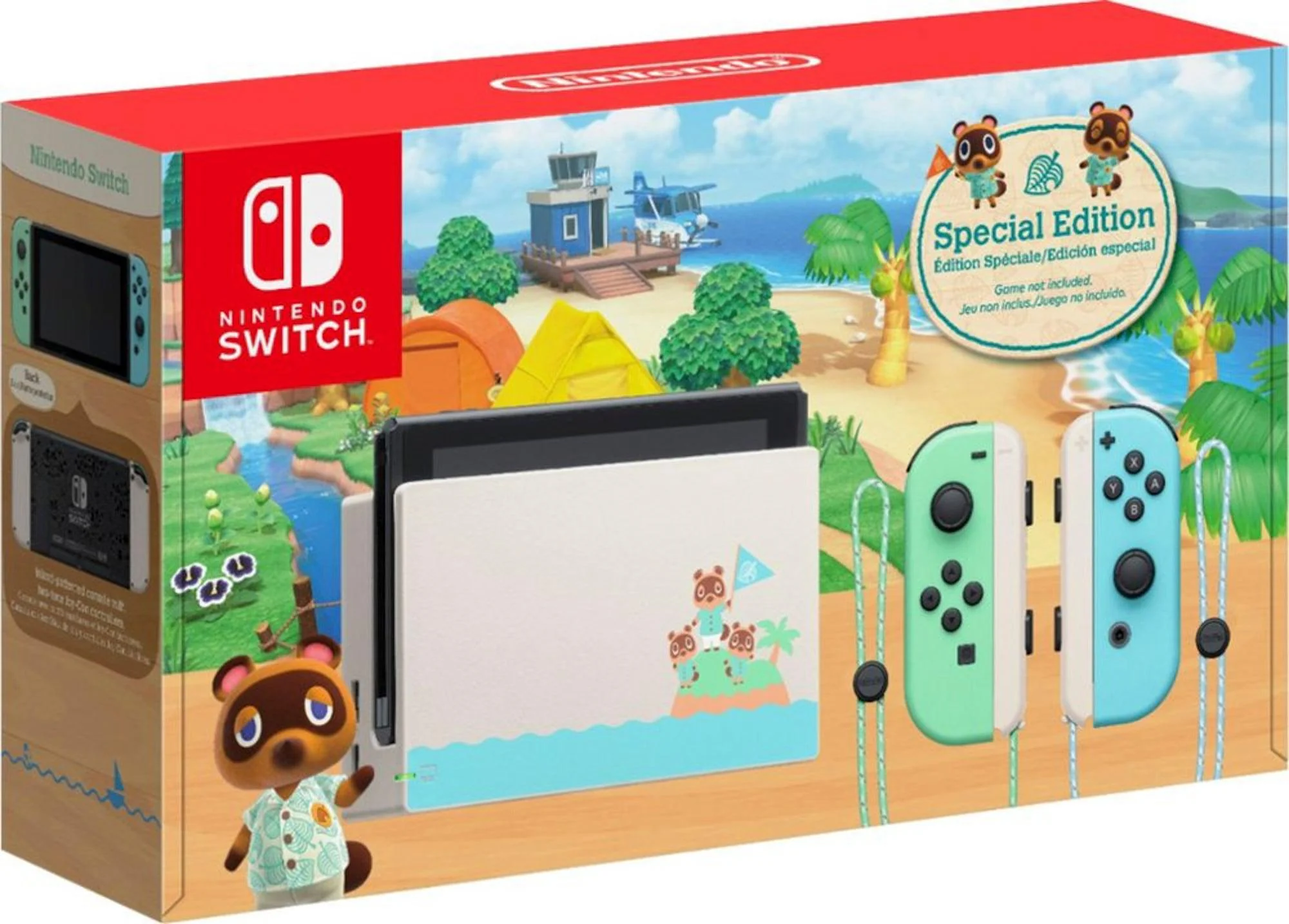NSW ANIMAL CROSSING CONSOLE + DOBE PROTECTIVE PACK (TNS-1899) BUNDLE - Image 6