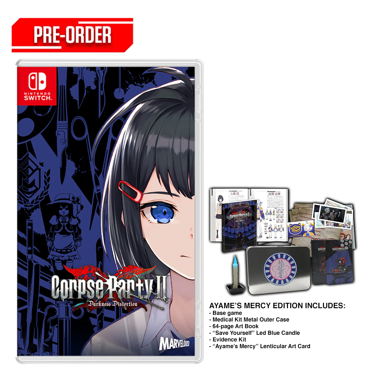 Nintendo Switch Corpse Party 2 Darkness Distortion Ayame'S Mercy Limited Edition Pre-Order Downpayment