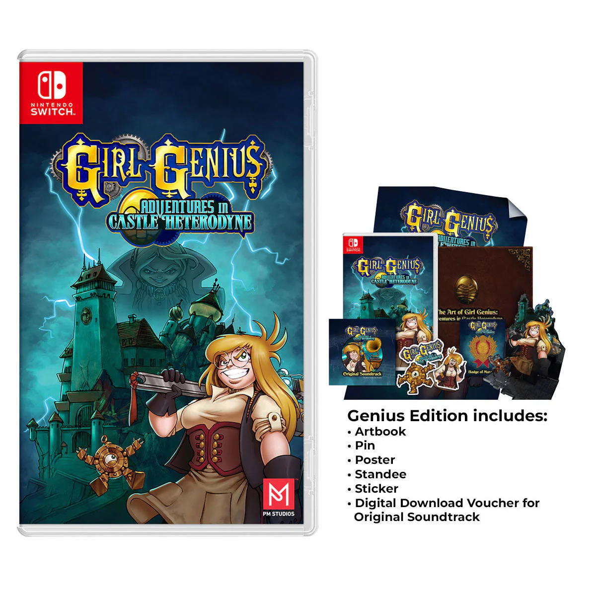 Nintendo Switch Girl Genius Adventures In Castle Heterodyne Genius Edition (US)