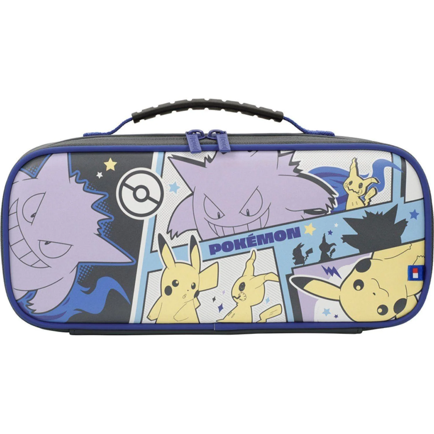 NSW HORI Cargo Pouch Compact Pikachu & Gengar With Mimikyu Nintendo Switch / Nintendo Switch OLED Model (NSW-412A) - Image 3