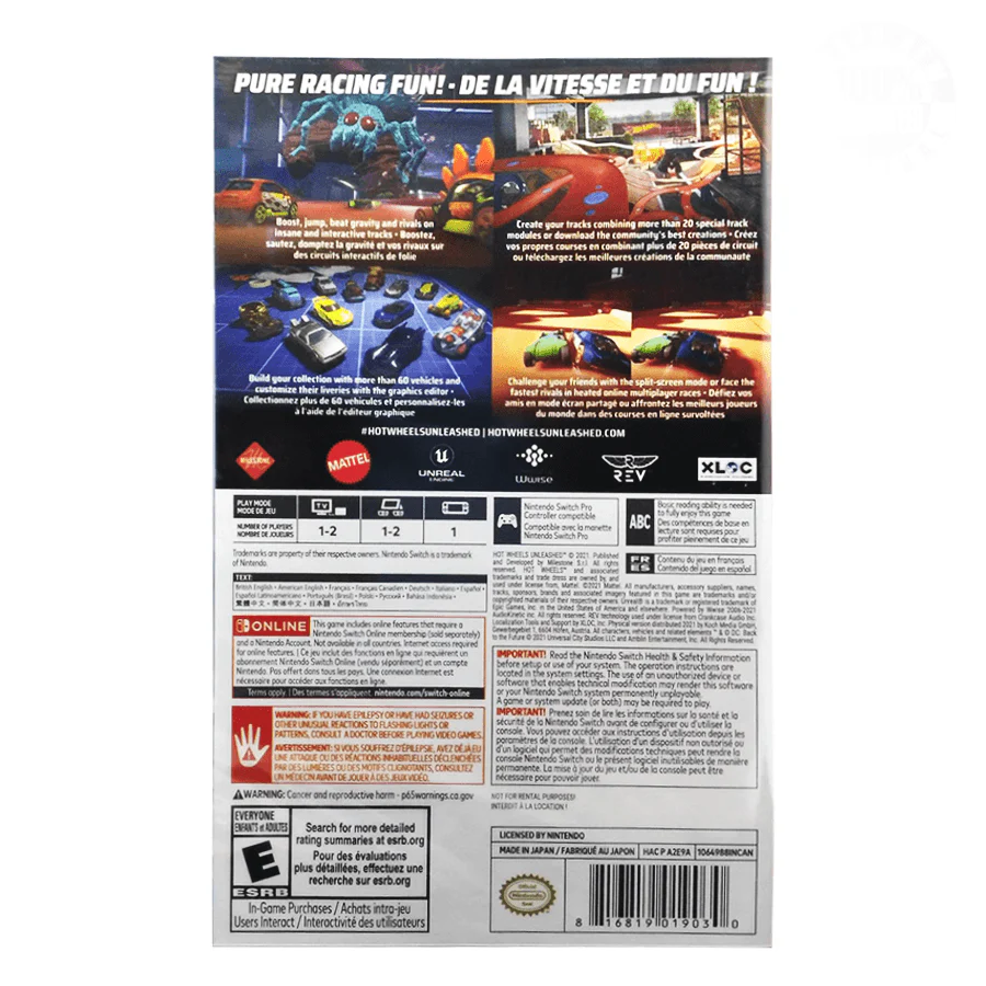 Nintendo Switch Hot Wheels Unleashed (US) (Eng/Fr) - Image 11