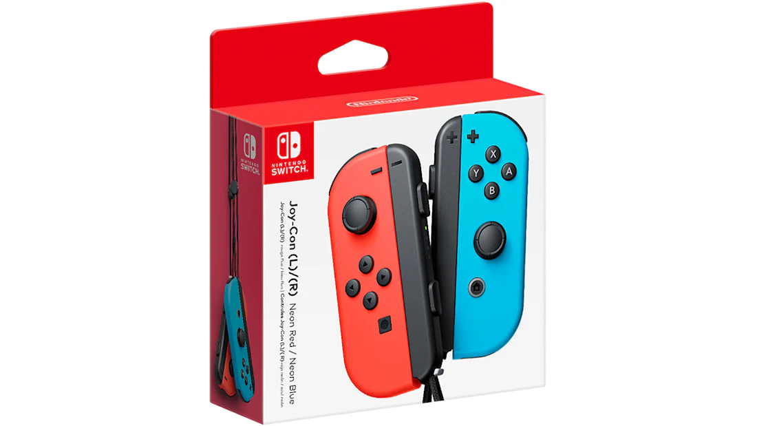 NSW Joy-Con Controller Neon Red(R)/ Neon Blue(L) (HK Ver) - Image 2