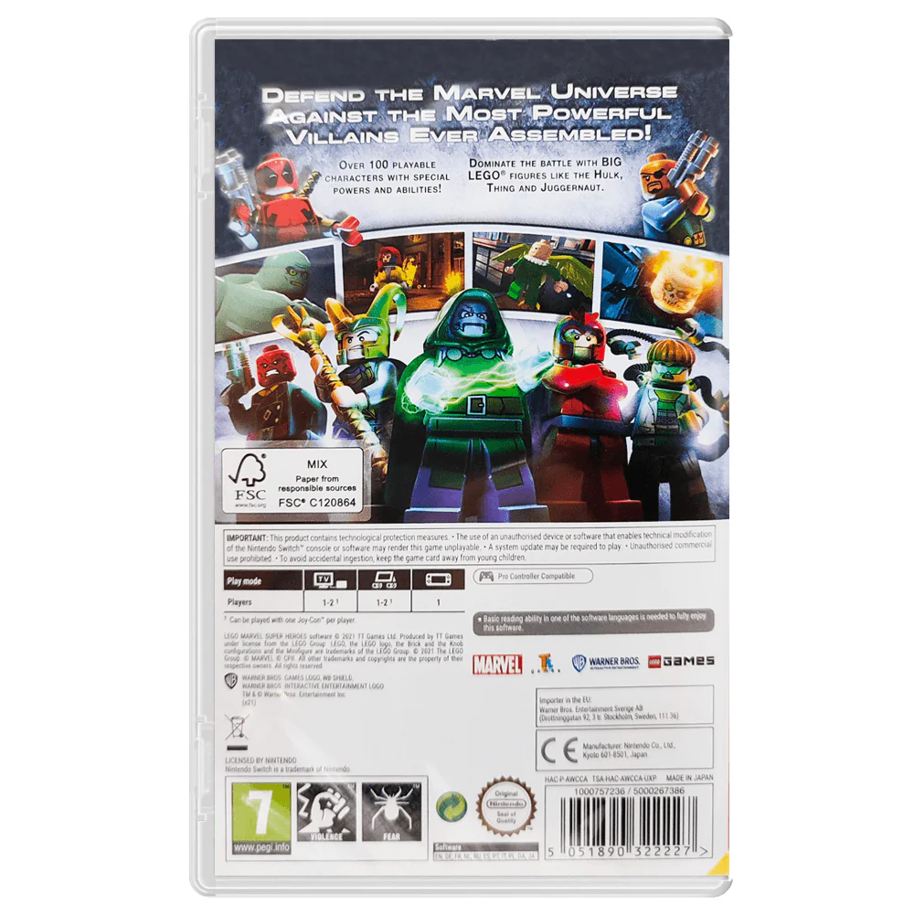 Nintendo Switch Lego Marvel Super Heroes (EU) - Image 6