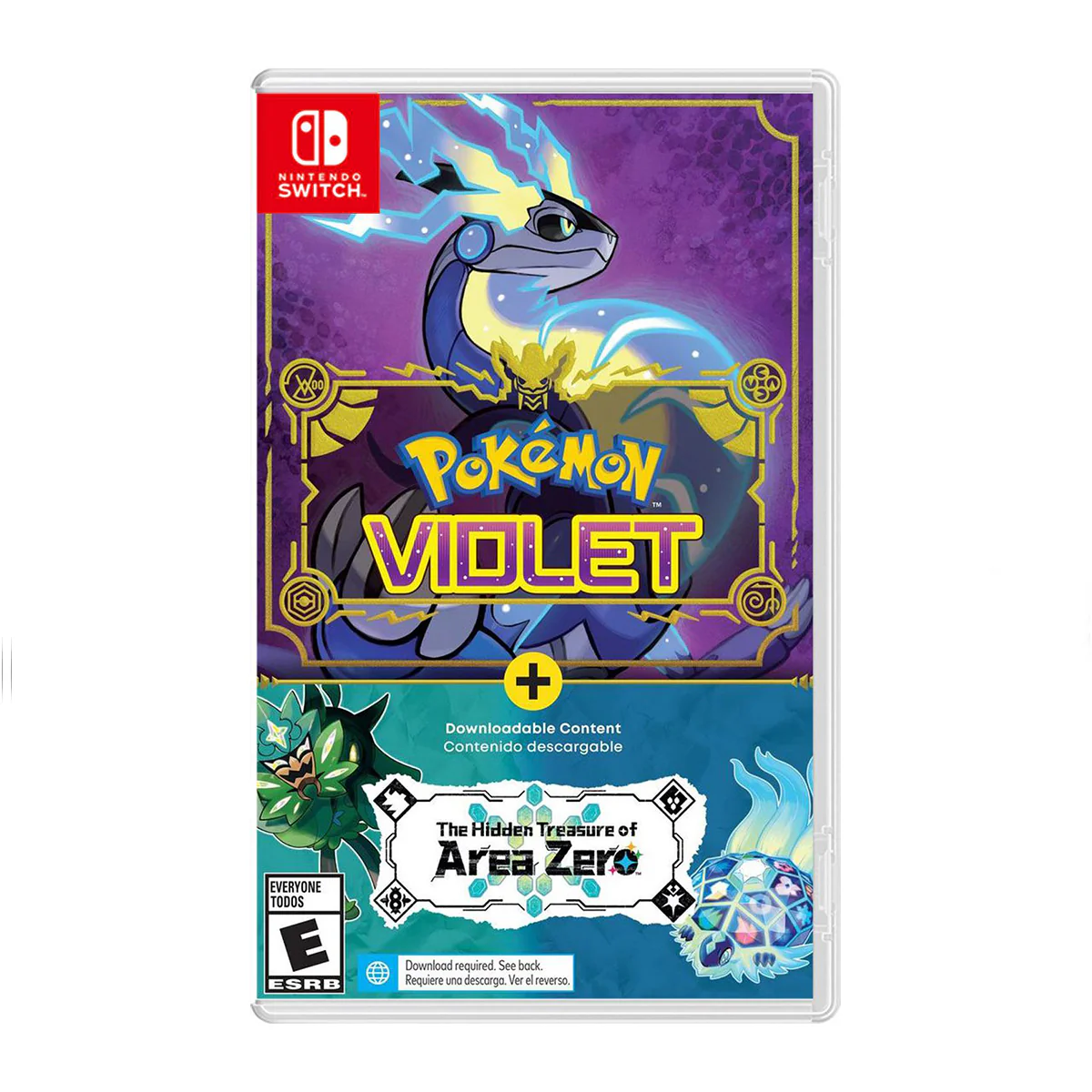 Nintendo Switch Pokemon Violet + The Hidden Treasure Of Area Zero DLC (US) (Eng/Sp)