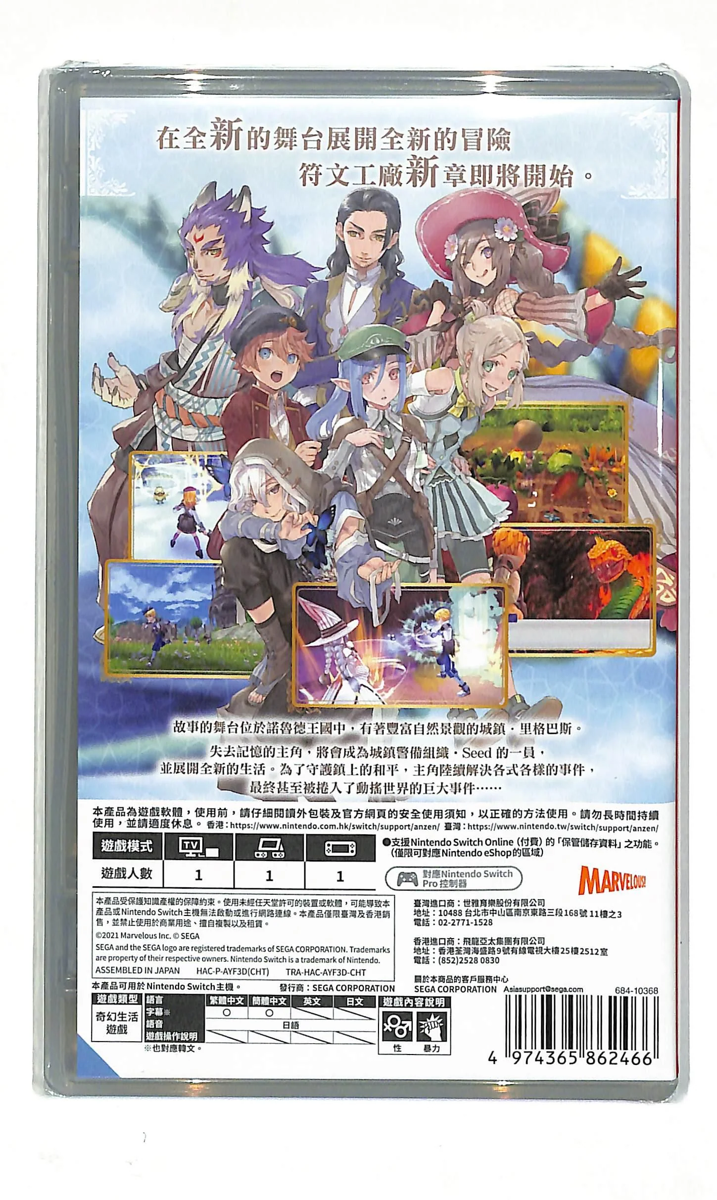 Nintendo Switch Rune Factory 5 (Asian) (Chinese Ver) - Image 11