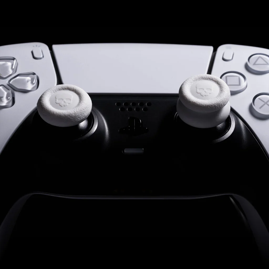 NSW Skull & Co. Thumb Grip For Switch Pro/ PS4 / PS5 Controller (White) (TG005-WT) - Image 3