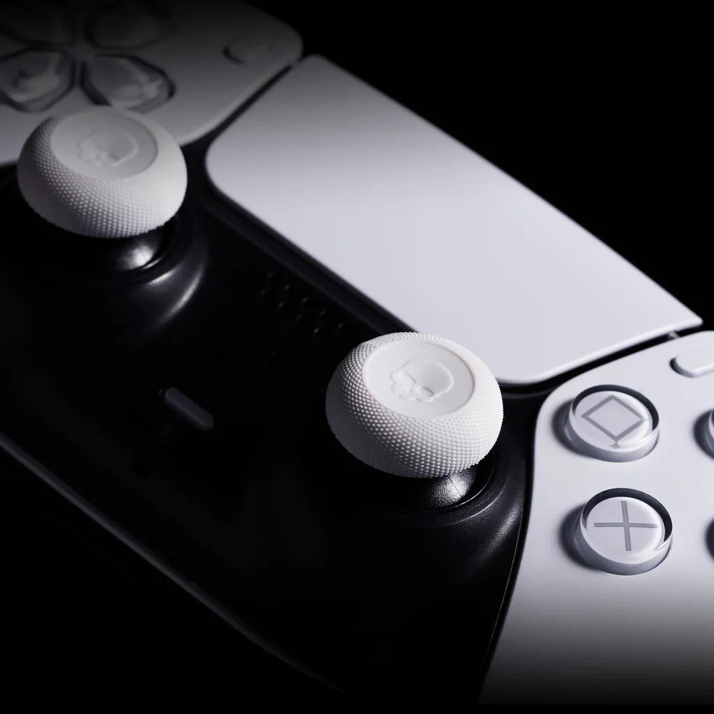 NSW Skull & Co. Thumb Grip For Switch Pro/ PS4 / PS5 Controller (White) (TG005-WT) - Image 4