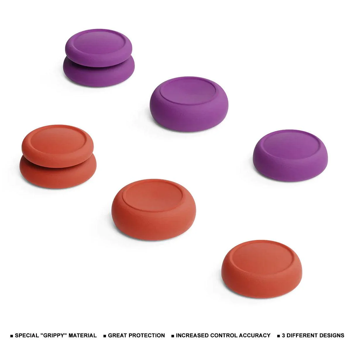 NSW SKULL & CO. Thumb Grip For Switch/Switch OLED/Switch Lite Controller (Pokemon Scarlet & Violet) (NSTG-SV) (SET OF 6)