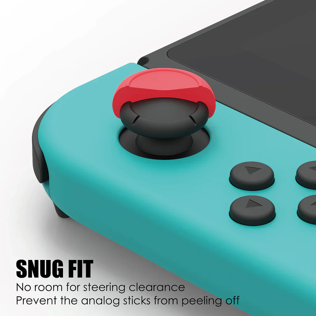 NSW Skull & Co. Thumb Grip For Switch/Switch OLED/Switch Lite Controller (White/Green) (NSTG-TOK) - Image 4