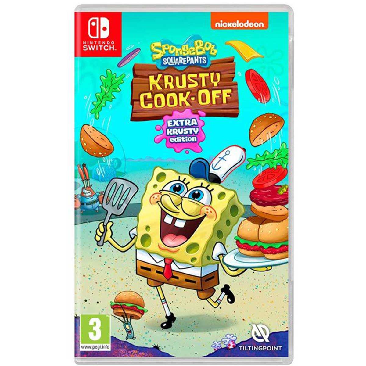 Nintendo Switch Spongebob Krusty Cook-Off Extra Krusty Edition
