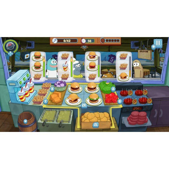 Nintendo Switch Spongebob Krusty Cook-Off Extra Krusty Edition - Image 4