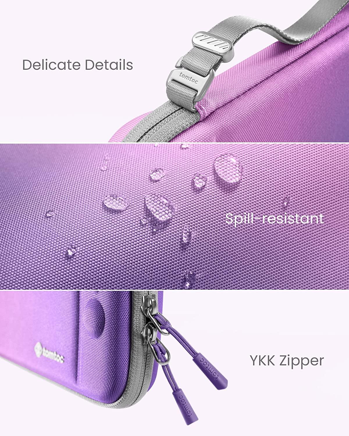 NSW Tomtoc Fancy Series 2 Slim Protective Case For N-Switch OLED / N-Switch (Iris Purple) (A0531V1) - Image 6