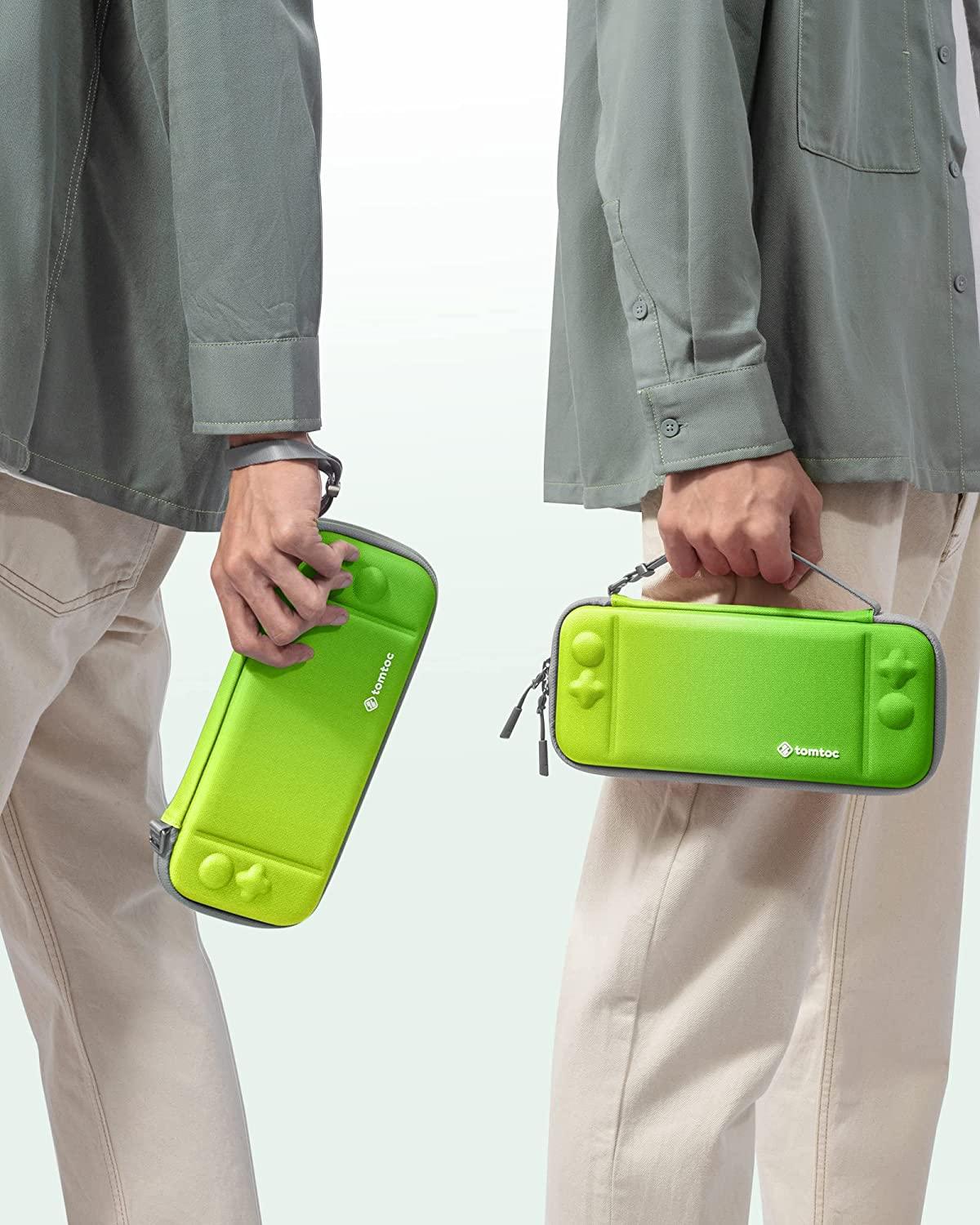 NSW Tomtoc Fancy Series 2 Slim Protective Case For N-Switch OLED / N-Switch (Neon Green) (A0531T1) - Image 6