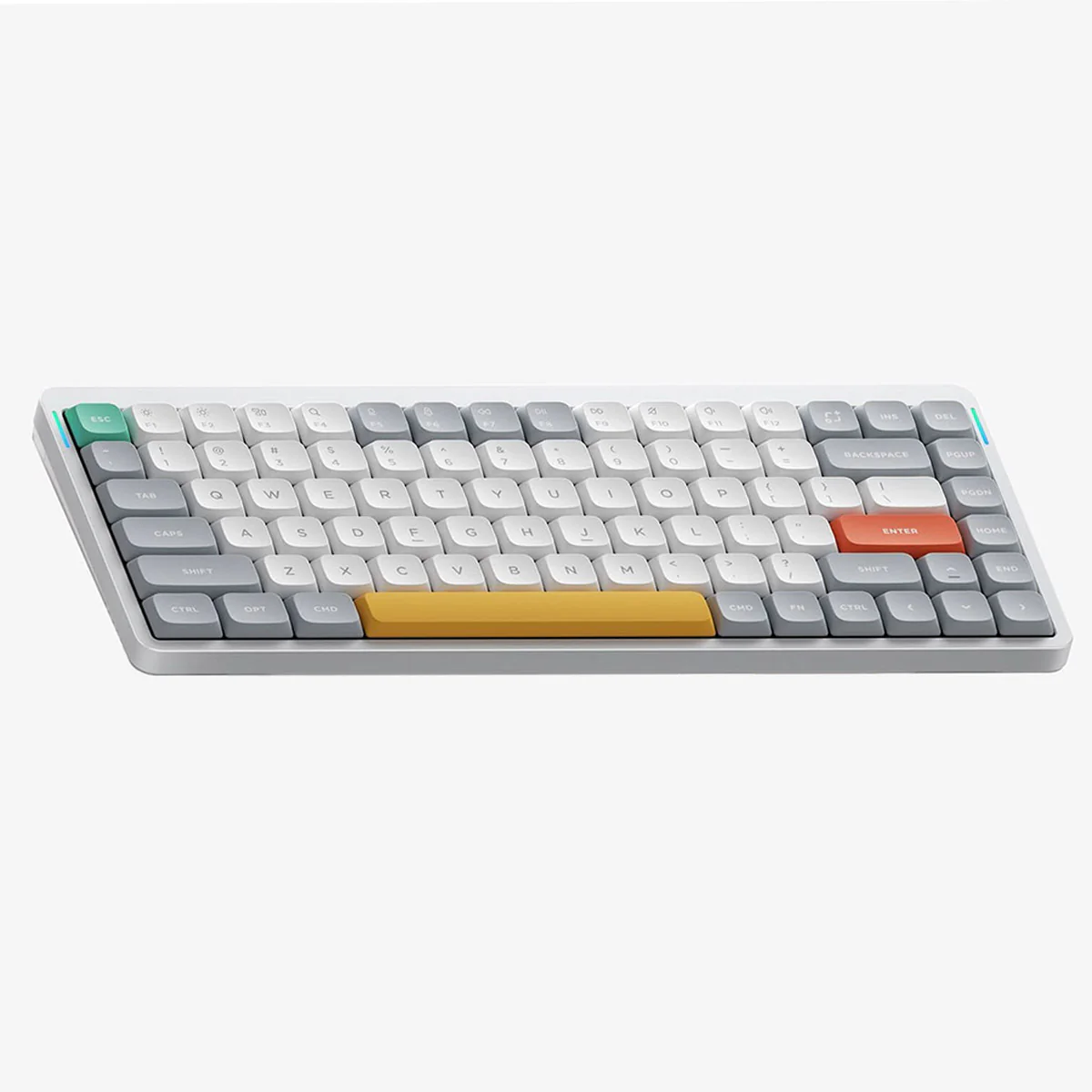 NuPhy Air75 V2 QMK/VIA RGB Hot-Swappable 84-Key Wireless Mechanical Keyboard (Ionic White) (Cowberry Switch) - Image 3