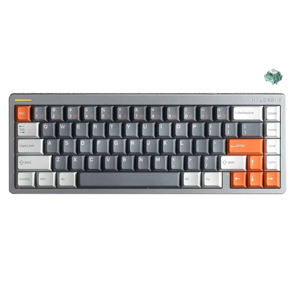 NuPhy Halo65 HE RGB 67-Key Magnetic Switch Gaming Keyboard (Space Gray) (Coral Switch, Jade Pro Switch) - Image 12