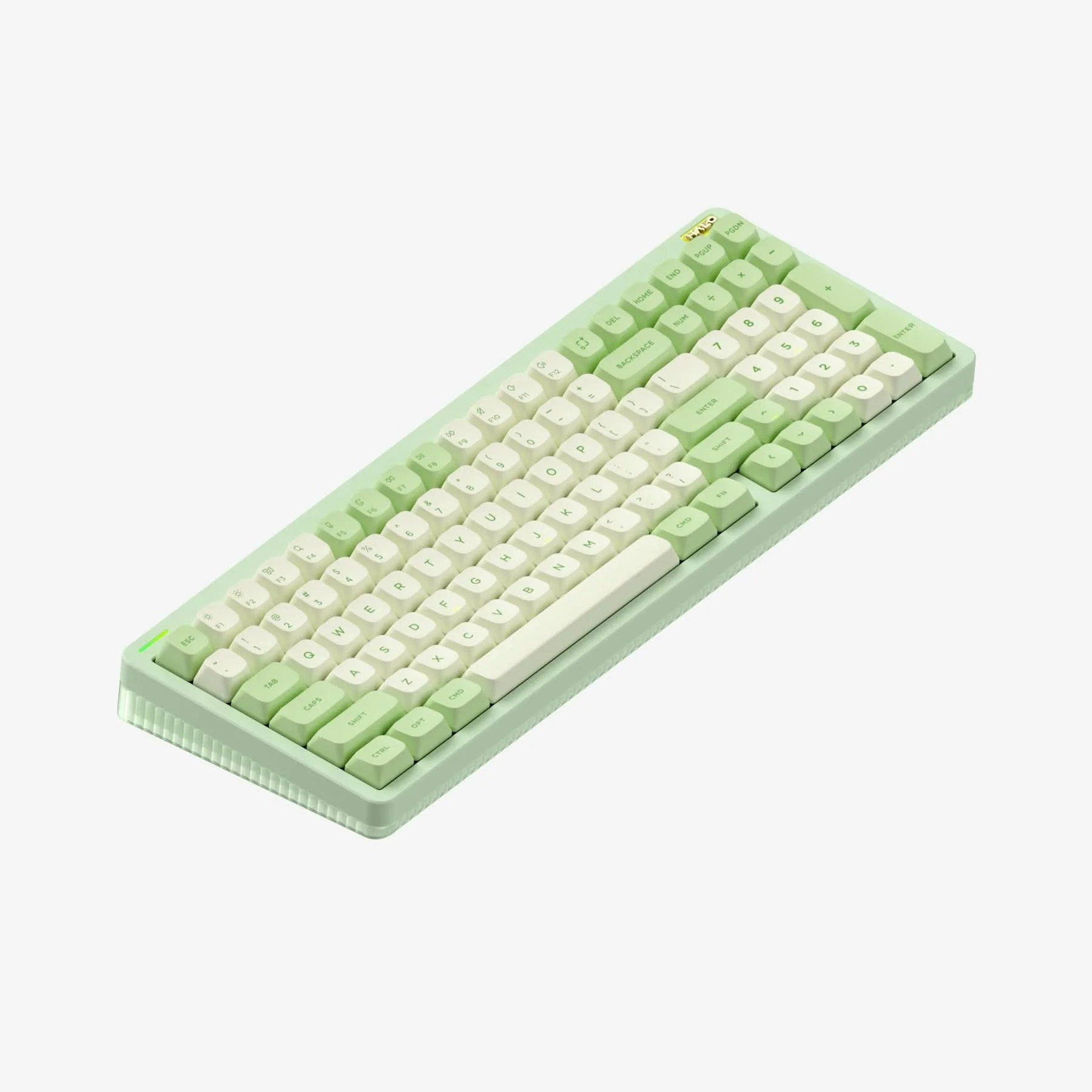 NuPhy Halo96 V2 QMK/VIA RGB Hot-Swappable 99-Key Wireless Mechanical Keyboard (Mojito) (Silent Red Clear-Top Switch) - Image 2