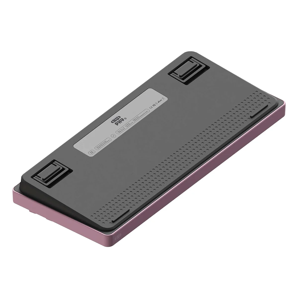 Nuphy Node75 High-Profile Hot-Swappable 82-Key Tri-Mode Wireless Mechanical Keyboard (Light Pink) (Blush Max Switch) - Image 3