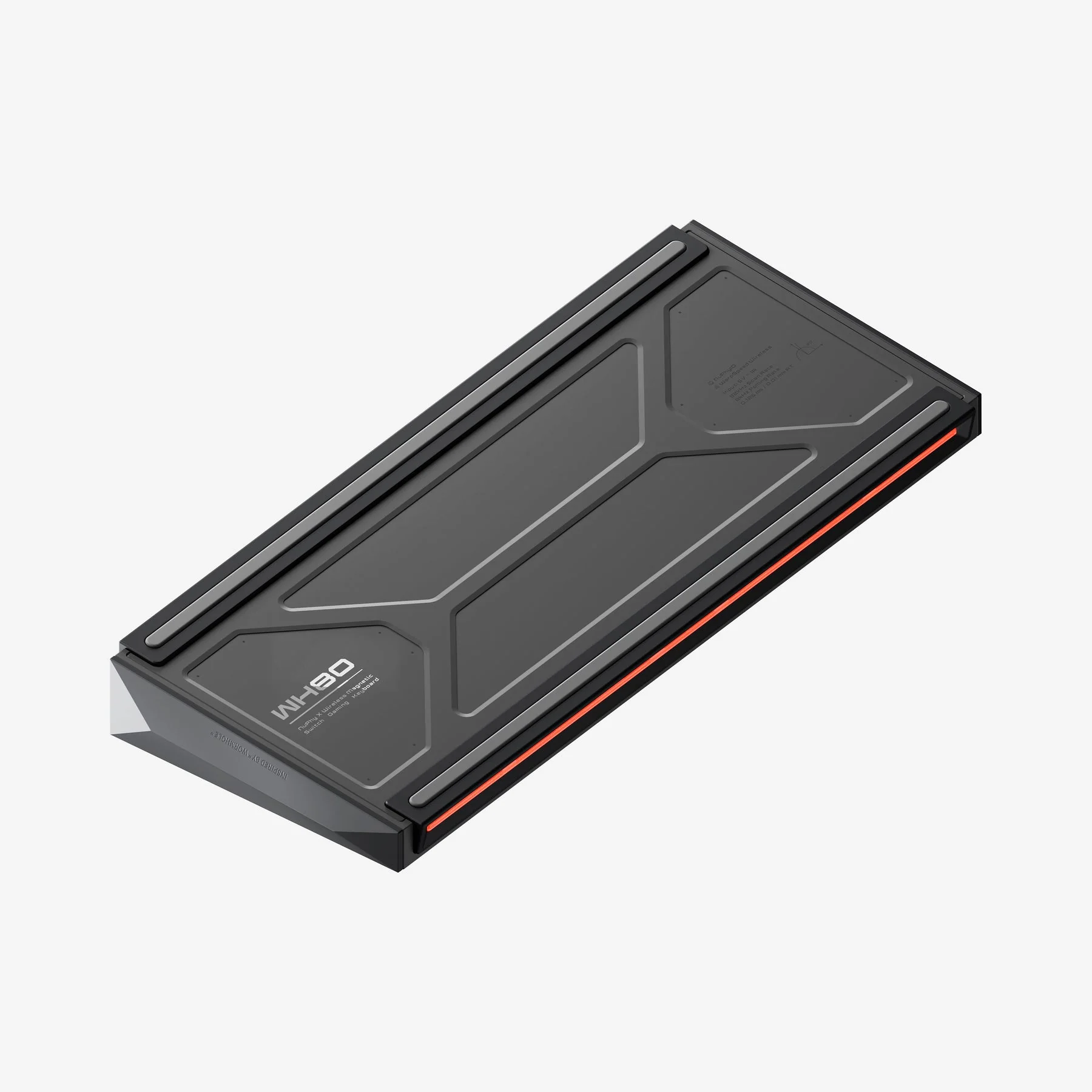 NuPhy WH80 83-Key Tri-Mode Magnetic Mechanical Gaming Keyboard (Nebula Dark) (Magnetic Jade Dragon Switch) + Cherry Keycaps (Dot Matrix/Black)-94 - Image 3