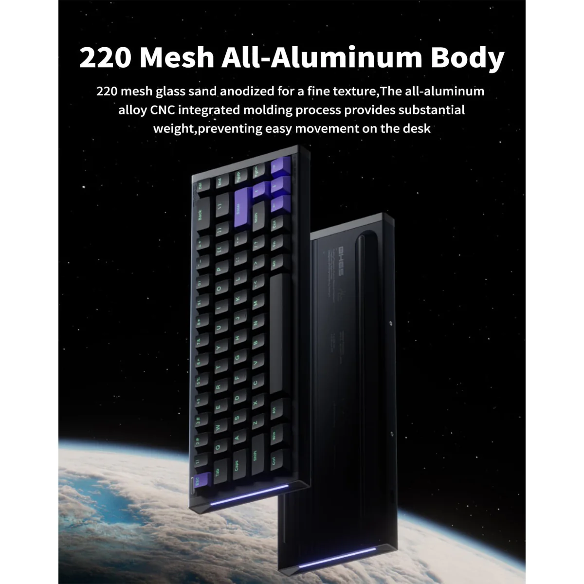 NuPhyX BH65 RGB 68-Key High-Profile Gaming Keyboard (Dark Matter) (Magnetic Jade Gaming Switch, Magnetic Jade Pro Gaming Switch) - Image 11