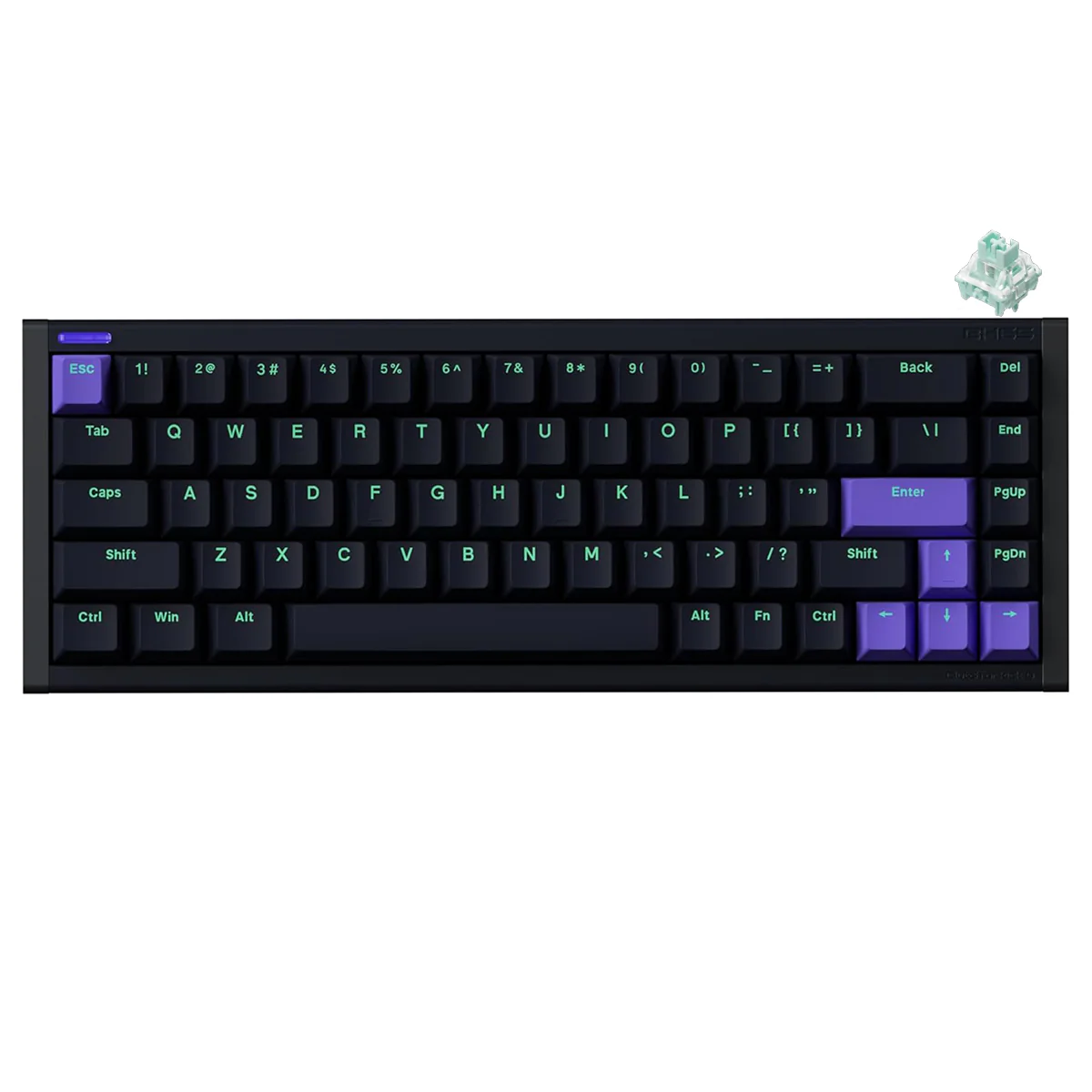 NuPhyX BH65 RGB 68-Key High-Profile Gaming Keyboard (Dark Matter) (Magnetic Jade Gaming Switch, Magnetic Jade Pro Gaming Switch) - Image 2