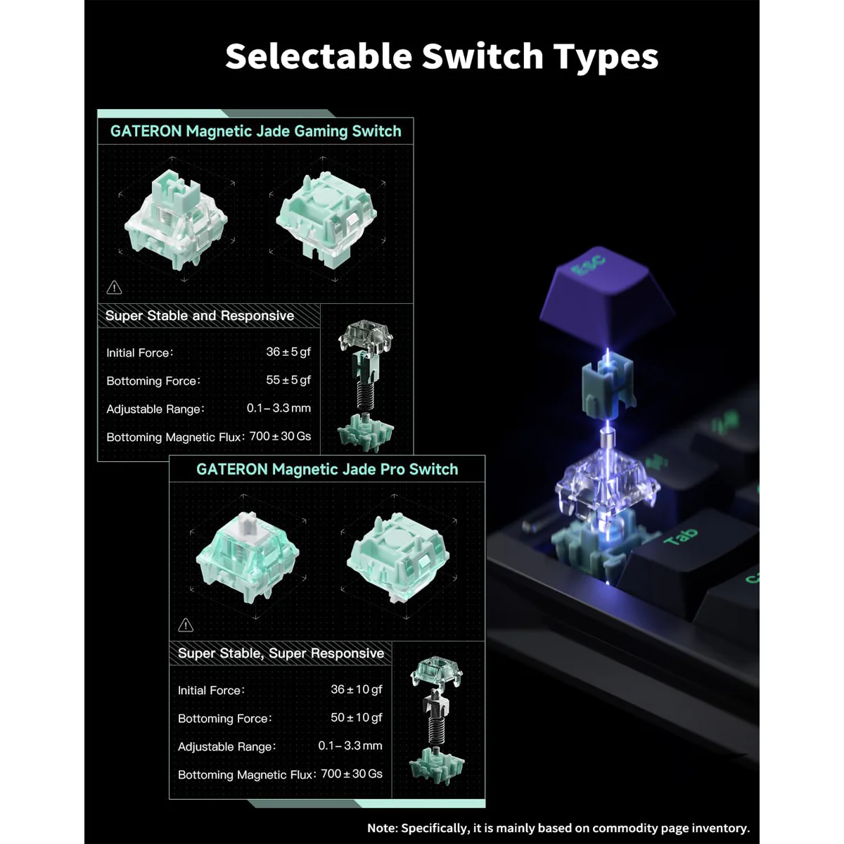 NuPhyX BH65 RGB 68-Key High-Profile Gaming Keyboard (Dark Matter) (Magnetic Jade Gaming Switch, Magnetic Jade Pro Gaming Switch) - Image 9