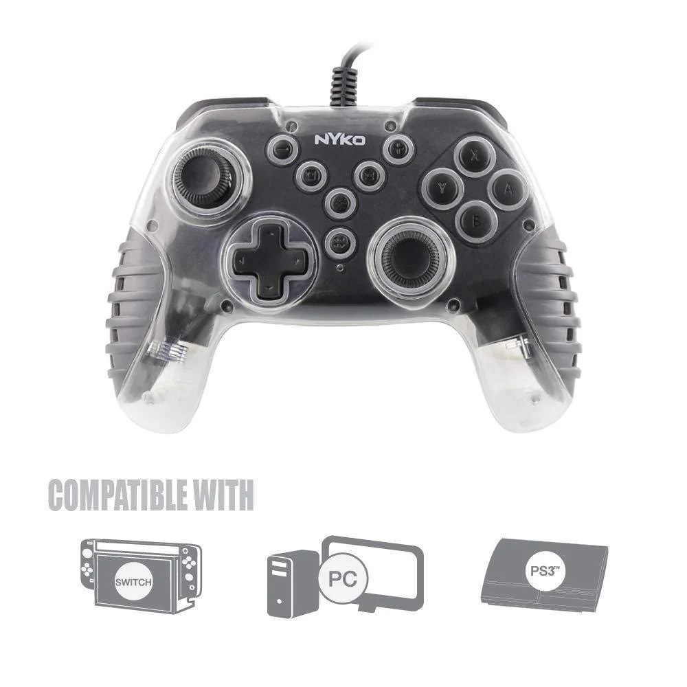 Nyko NSW Air Glow LED Fan-Cooled Wired Controller W/ Force Feedback Function Multicolor - Image 5