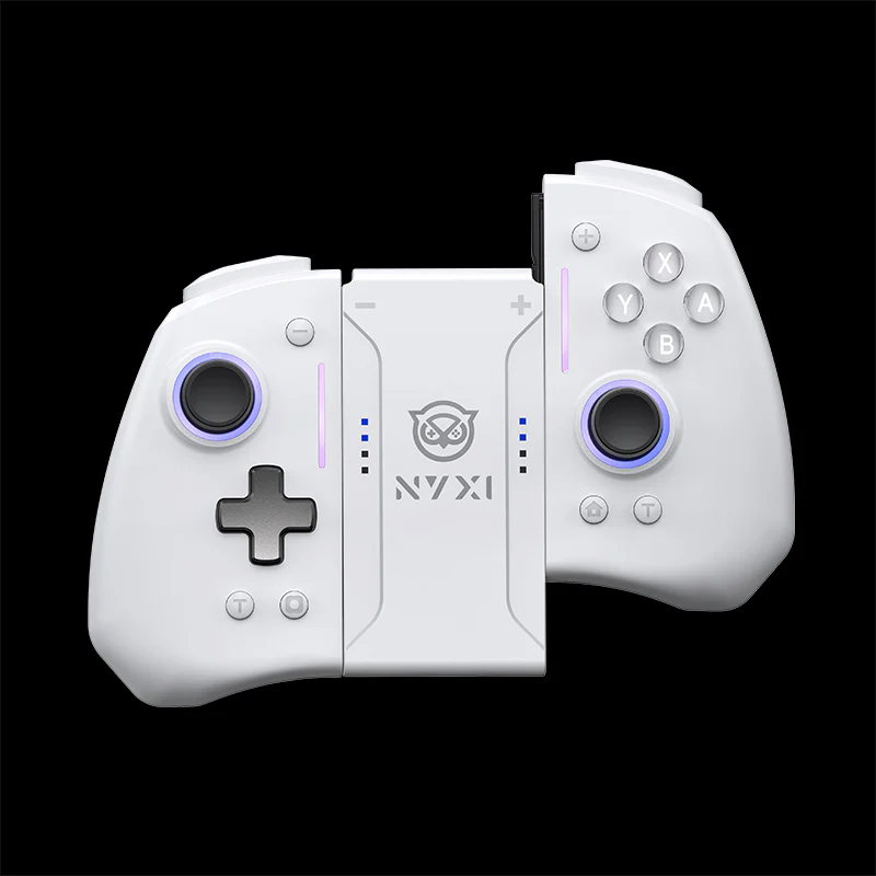 NYXI Hyperion Pro Style Wireless Joy-Pad for Nintendo Switch/Nintendo Switch Lite/Nintendo Switch OLED (White, Lawgreen) - Image 3