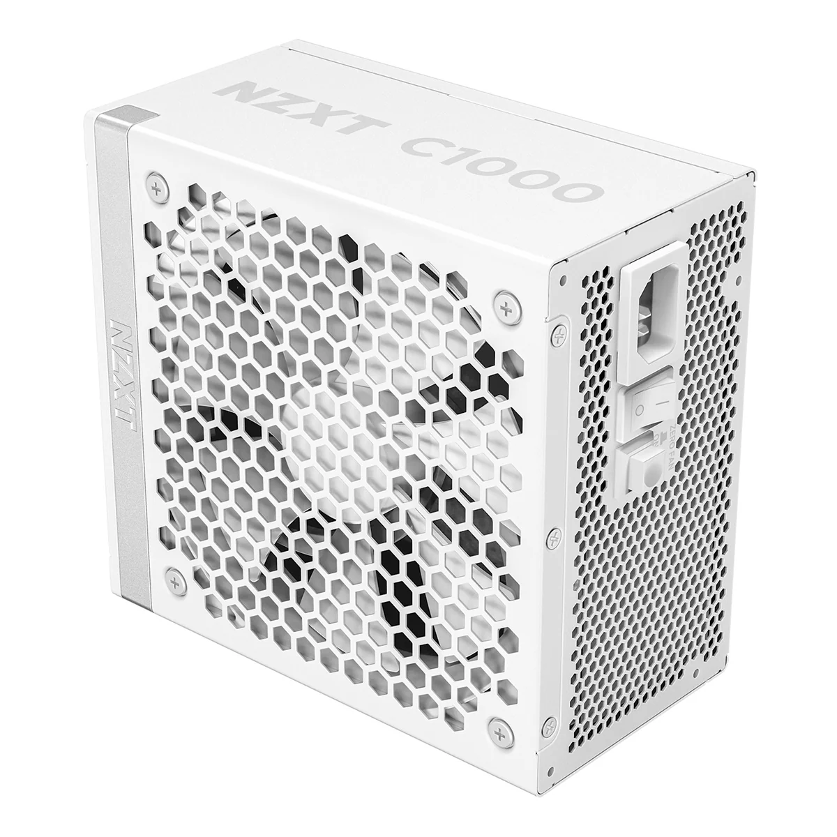 NZXT C1000 Gold 1000W 80+ Gold Fully Modular Low-Noise ATX 3.1 Power Supply (Matte White) (PA-0G2BW-US) - Image 4